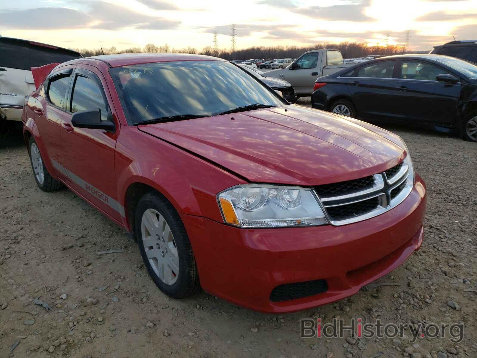 Photo 1C3CDZAB3EN139611 - DODGE AVENGER 2014