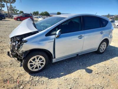 2012 Toyota PRIUS Three, серебристый — VIN JTDZN3EU5C3129599, Copart