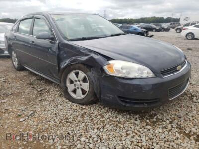 2009 Chevrolet IMPALA Impala 1LT, charcoal — VIN 2G1WT57K291201186, Copart