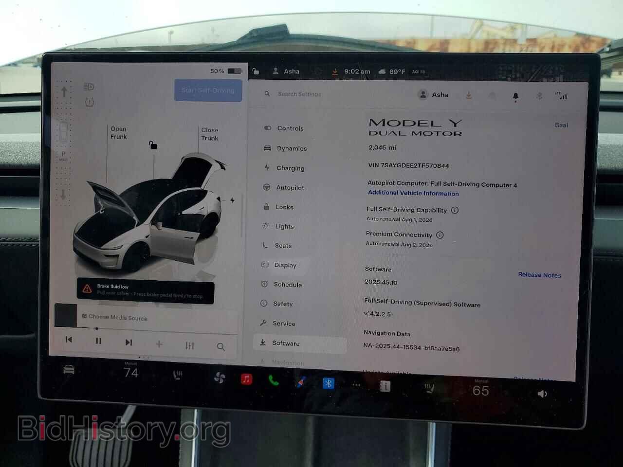 2026 TESLA MODEL Y - VIN: 7SAYGDEE2TF570844 - Photo 9