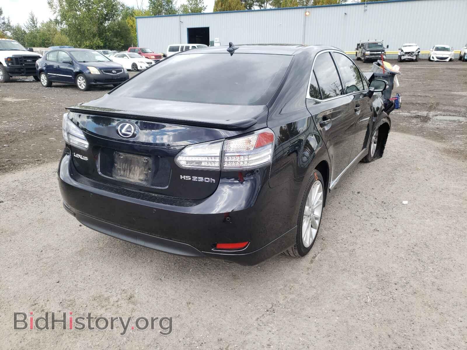 2010 LEXUS HS - VIN: JTHBB1BA1A2005632 - Фото 4