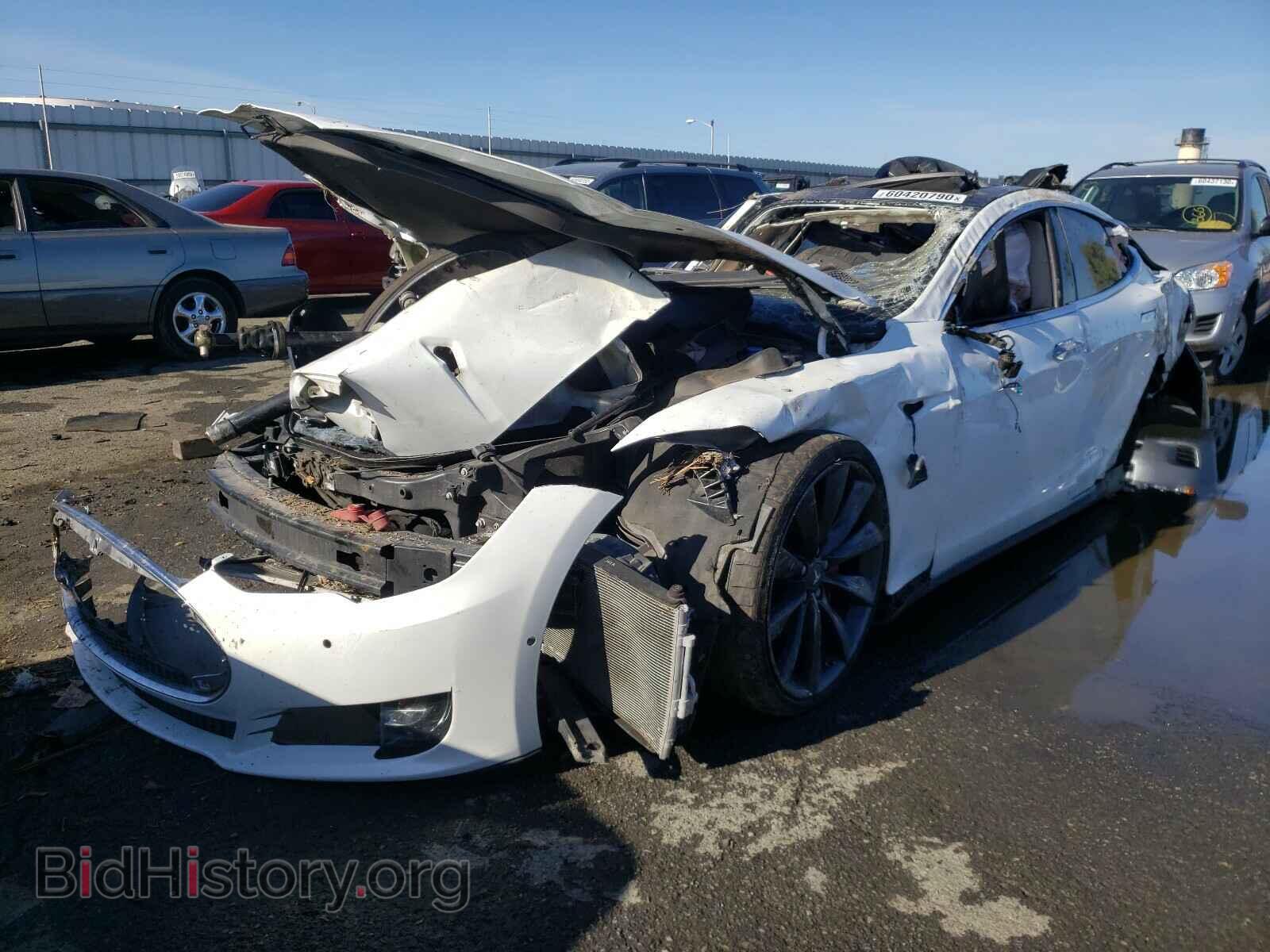 2014 TESLA MODEL S - VIN: 5YJSA1H20EFP62867 - Photo 2