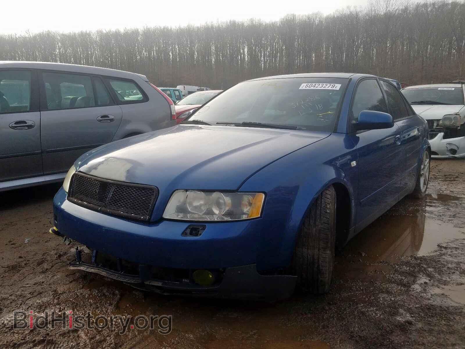 2002 AUDI A4 - VIN: WAULC68E62A135470 - Фото 2