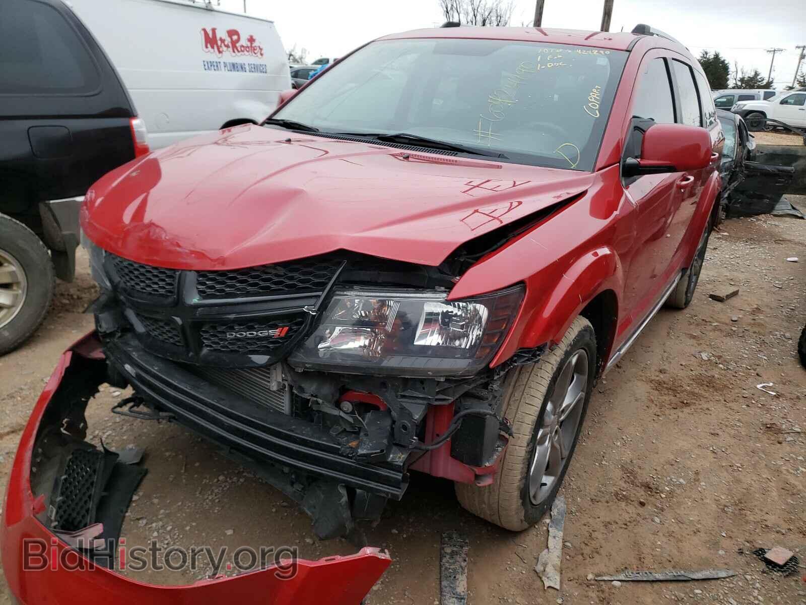 2017 DODGE JOURNEY - VIN: 3C4PDCGB0HT556674 - Фото 2