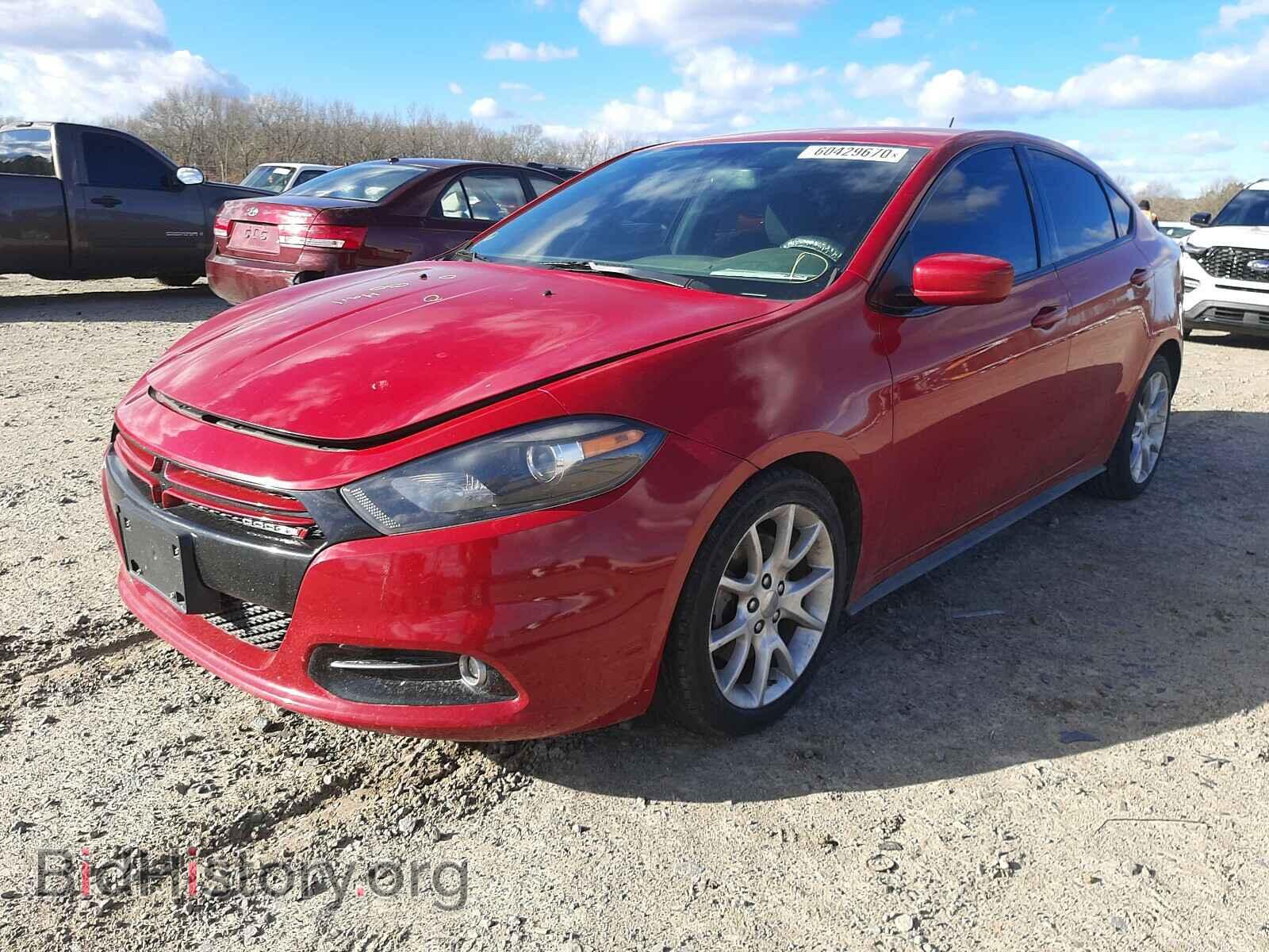 2013 DODGE DART - VIN: 1C3CDFBH5DD641008 - Фото 2