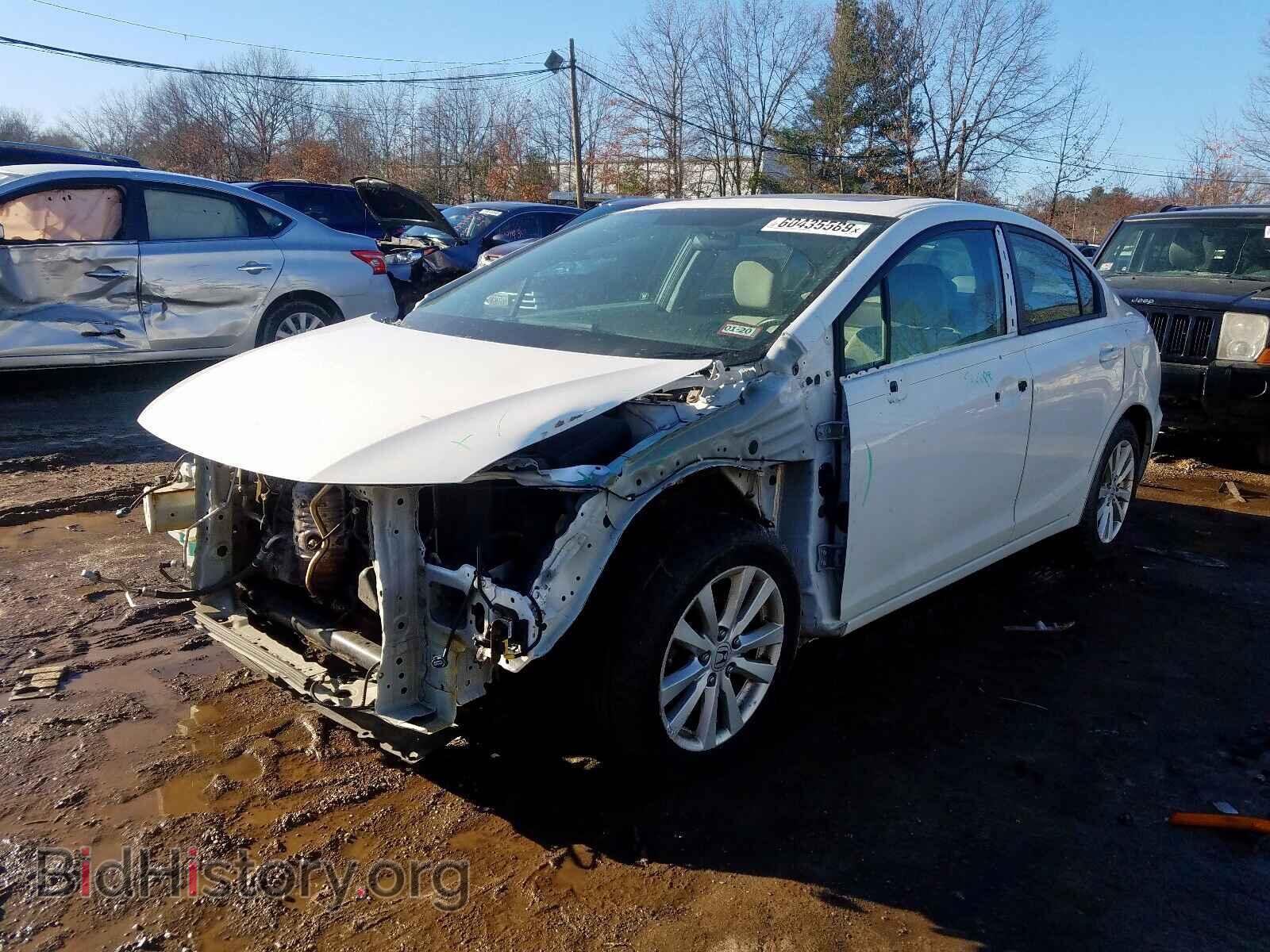 2012 HONDA CIVIC - VIN: 19XFB2F86CE045887 - Фото 2