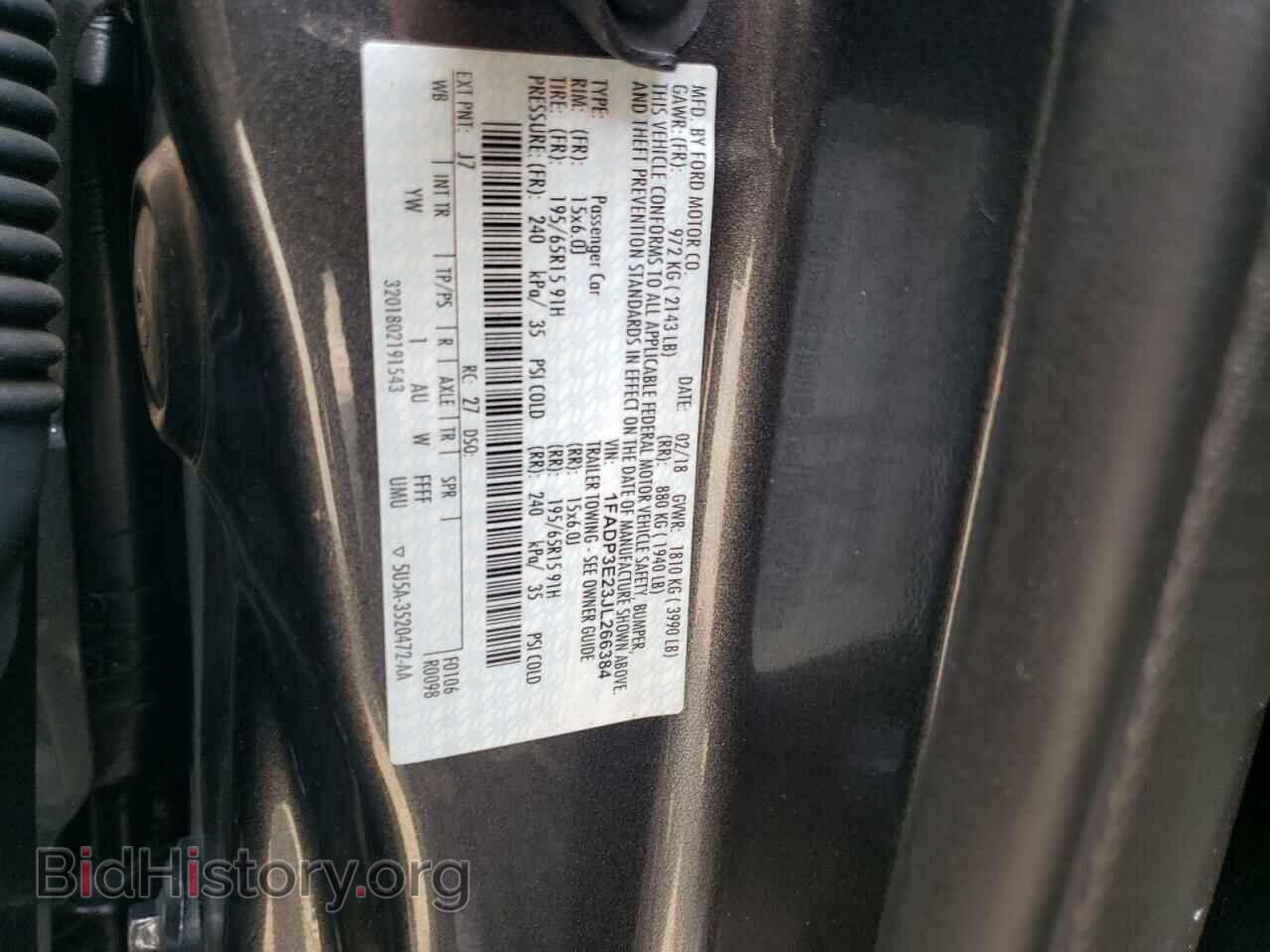 2018 FORD FOCUS - VIN: 1FADP3E23JL266384 - Фото 13