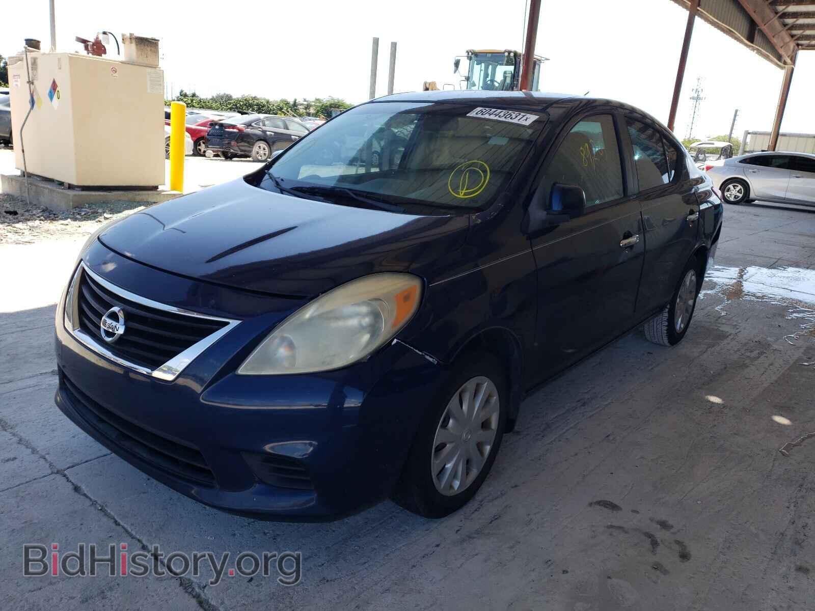 2012 NISSAN VERSA - VIN: 3N1CN7AP8CL845451 - Фото 2