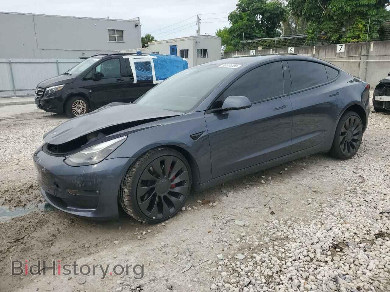 Photo 5YJ3E1EC0MF045177 - TESLA MODEL 3 2021