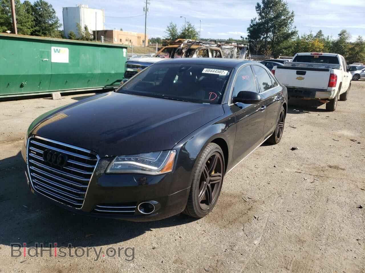 2013 AUDI A8 - VIN: WAUAGAFD8DN001404 - Фото 2