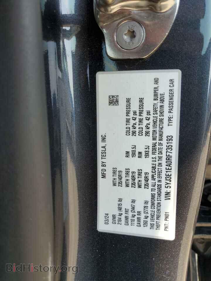 2024 TESLA MODEL 3 - VIN: 5YJ3E1EA0RF735193 - Photo 13