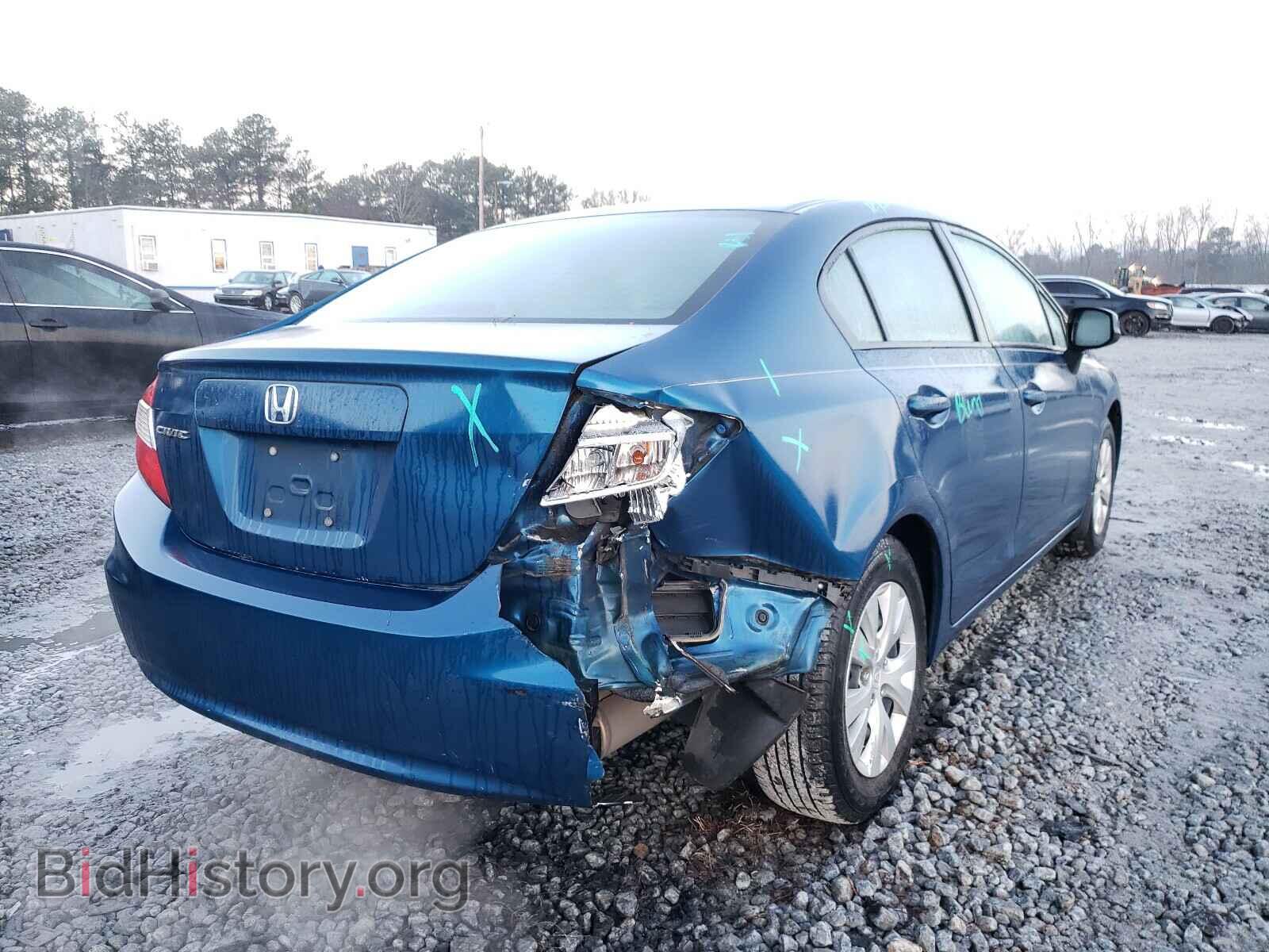 2012 HONDA CIVIC - VIN: 19XFB2F59CE060423 - Фото 4