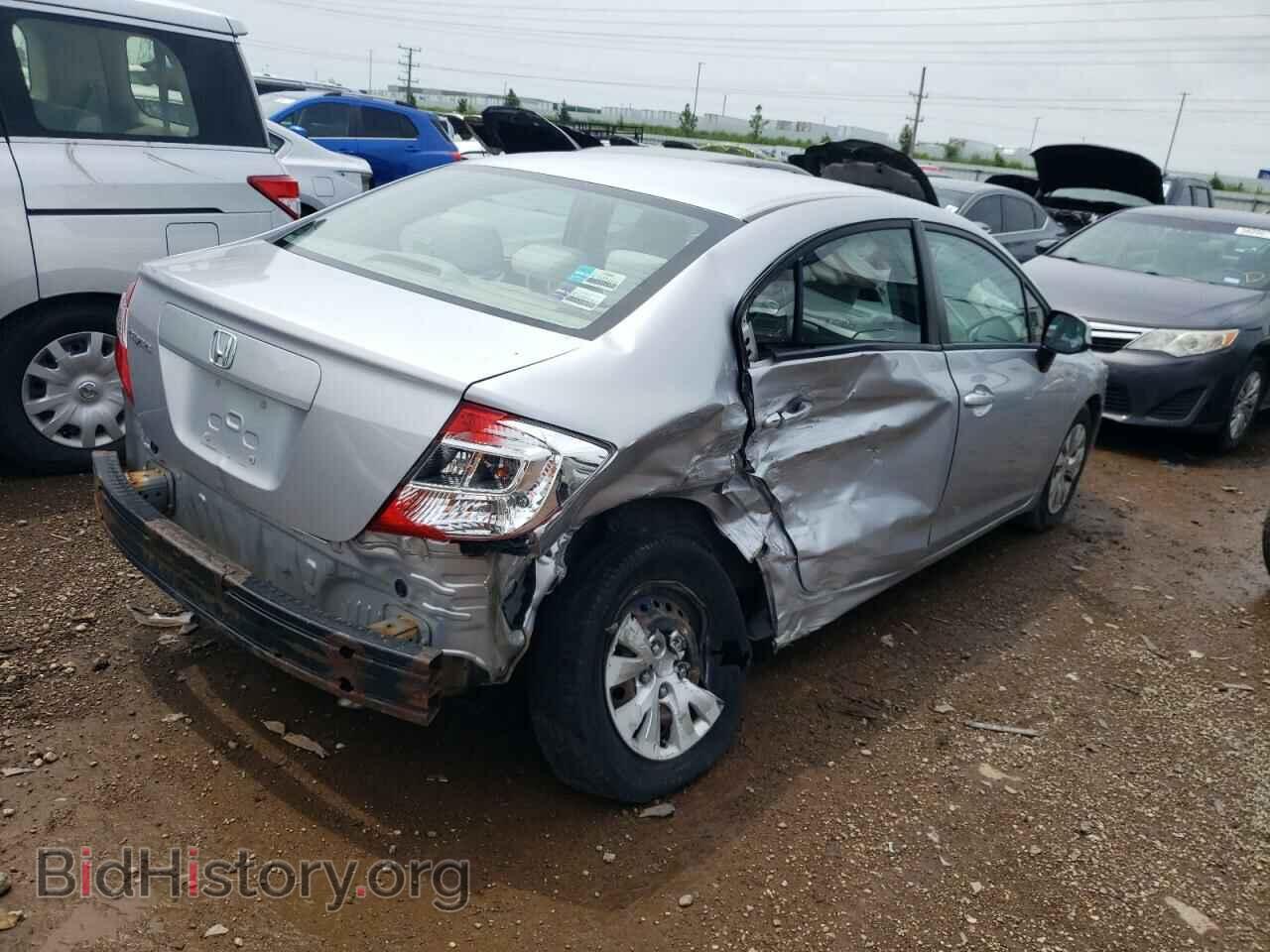 2012 HONDA CIVIC - VIN: 19XFB2F54CE100438 - Фото 3