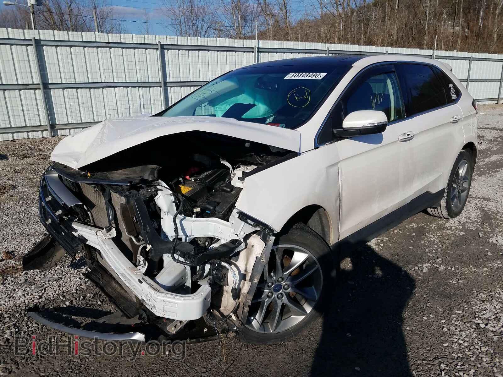 2016 FORD EDGE - VIN: 2FMPK4K96GBB71657 - Фото 2