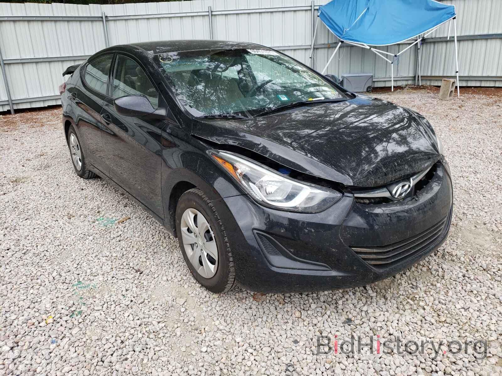 Photo 5NPDH4AE7GH782273 - HYUNDAI ELANTRA 2016