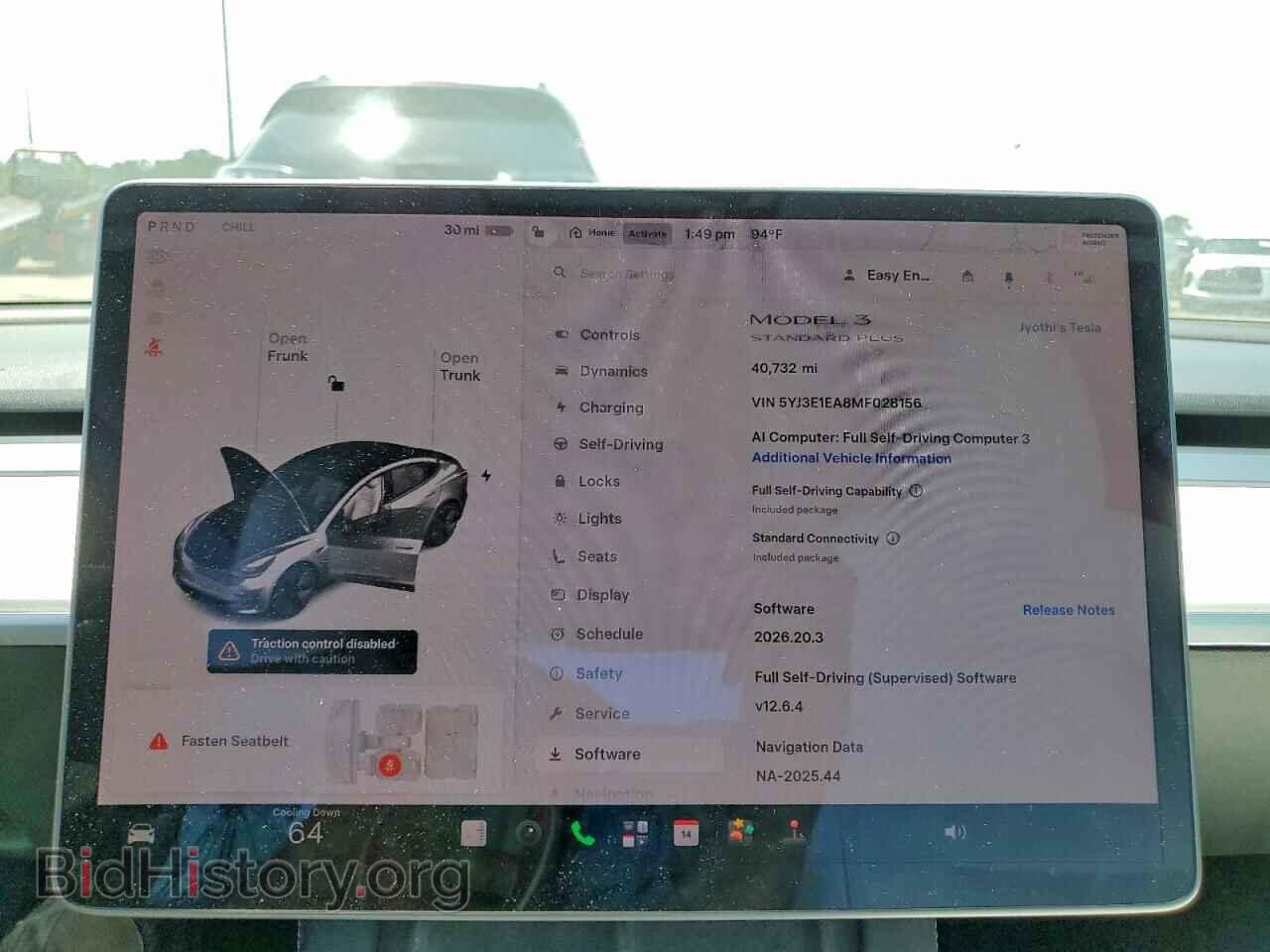 2021 TESLA MODEL 3 - VIN: 5YJ3E1EA8MF028156 - Фото 9