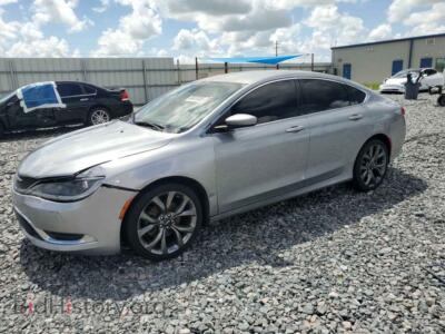 2015 Chrysler 200 Limited, серебристый — VIN 1C3CCCAB4FN628715, Copart
