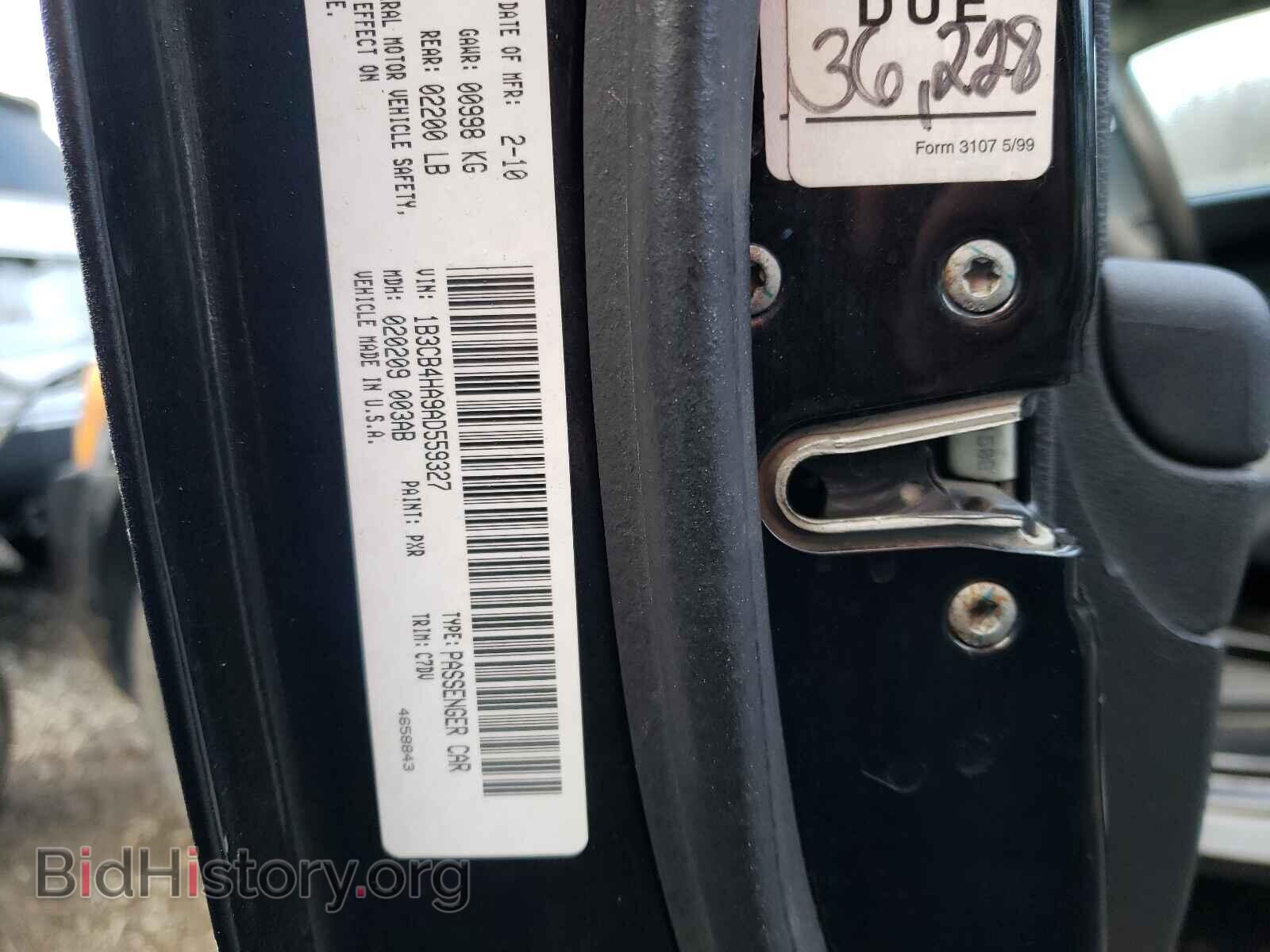 2010 DODGE CALIBER - VIN: 1B3CB4HA9AD559327 - Фото 10