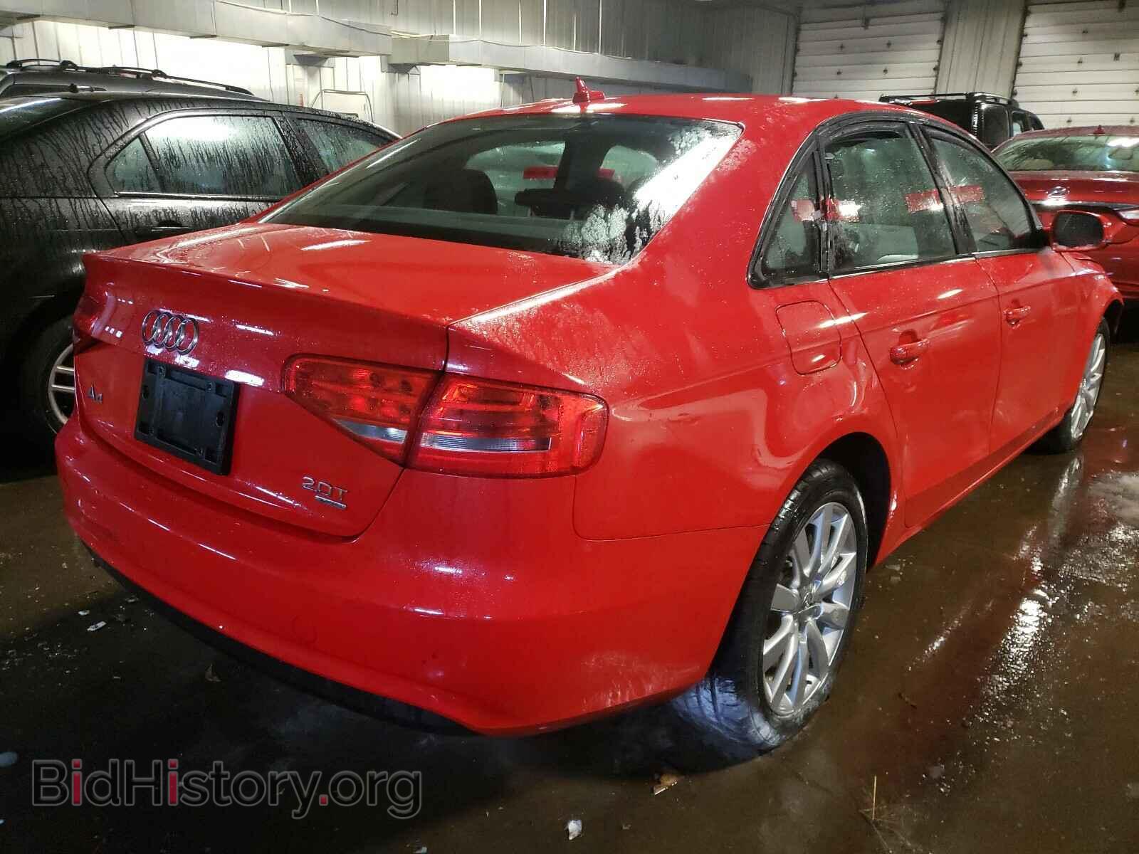 2014 AUDI A4 - VIN: WAUBFAFL7EA044414 - Photo 4