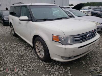 2012 Ford FLEX Flex SEL, белый — VIN 2FMHK6CC3CBD11992, Copart