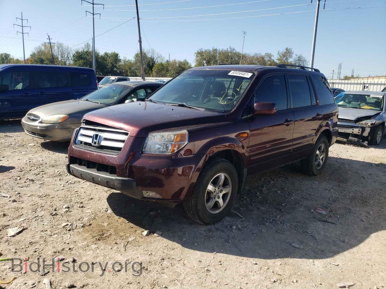 2007 HONDA PILOT - VIN: 2HKYF18537H509990 - Фото 2