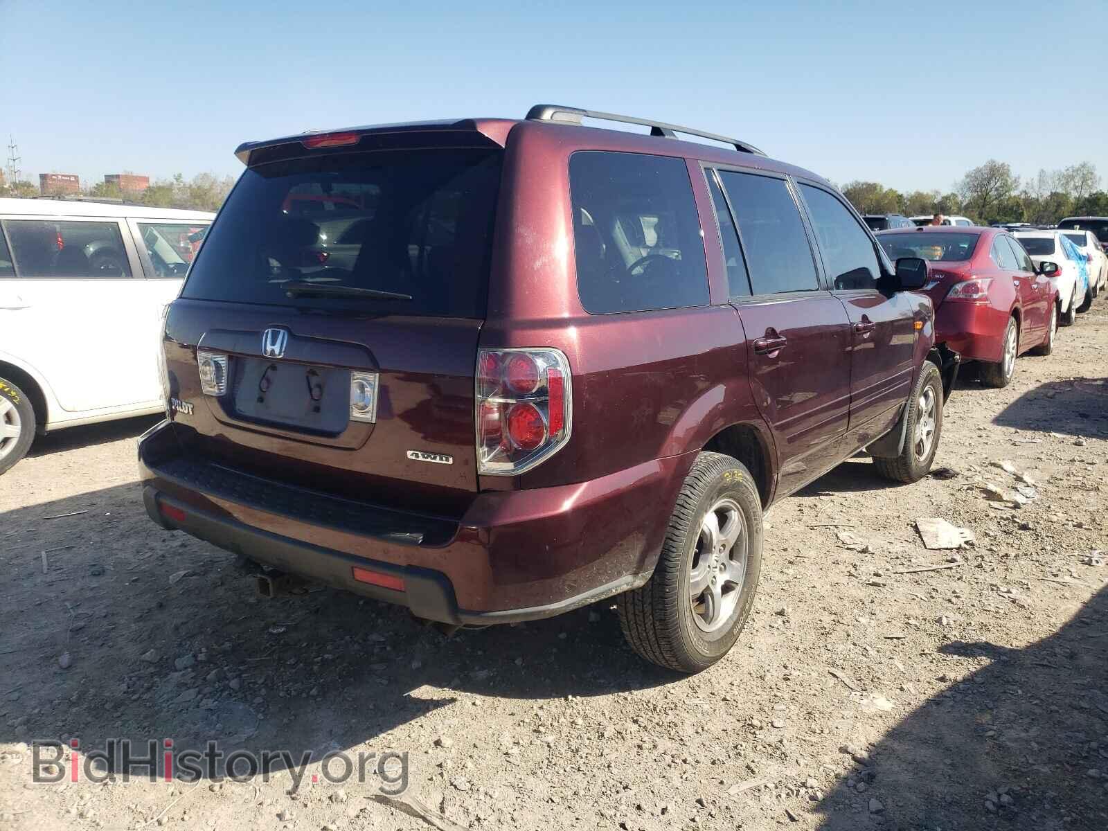 2007 HONDA PILOT - VIN: 2HKYF18537H509990 - Фото 4
