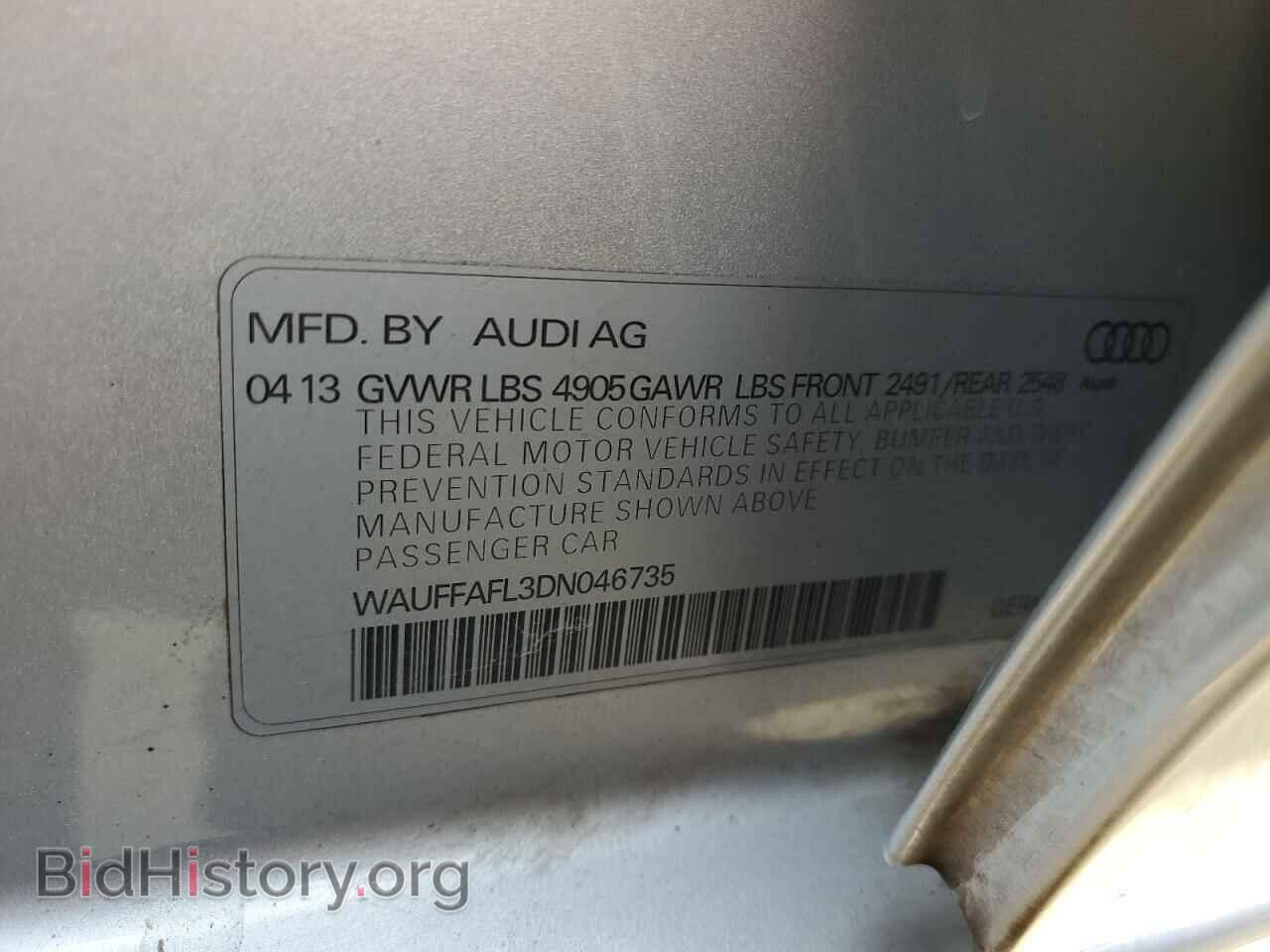 2013 AUDI A4 - VIN: WAUFFAFL3DN046735 - Photo 12