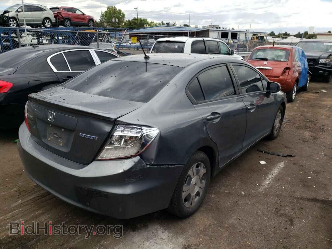 2012 HONDA CIVIC - VIN: JHMFB4F35CS007434 - Фото 4