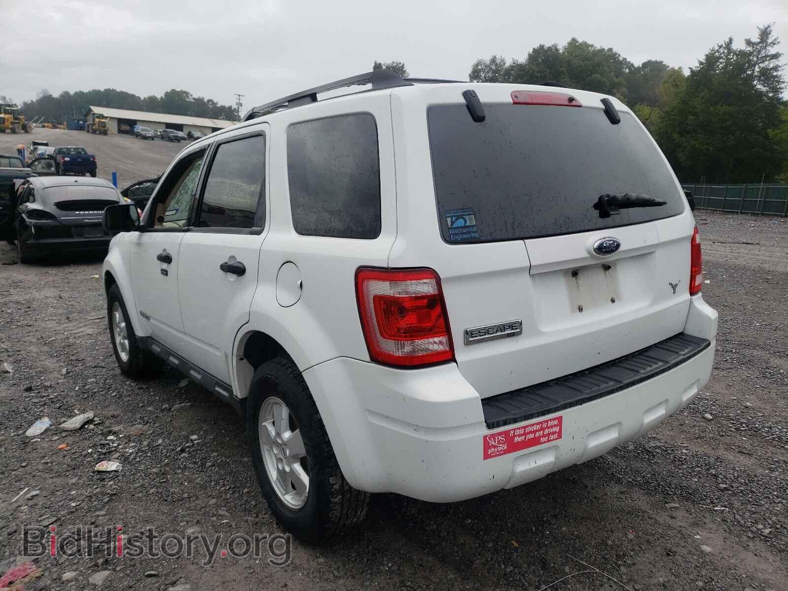 2008 FORD ESCAPE - VIN: 1FMCU03Z38KB34119 - Фото 3
