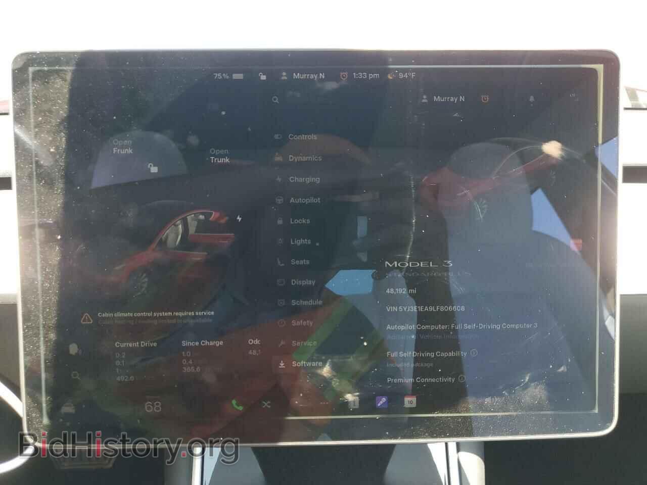 2020 TESLA MODEL 3 - VIN: 5YJ3E1EA9LF806608 - Photo 9