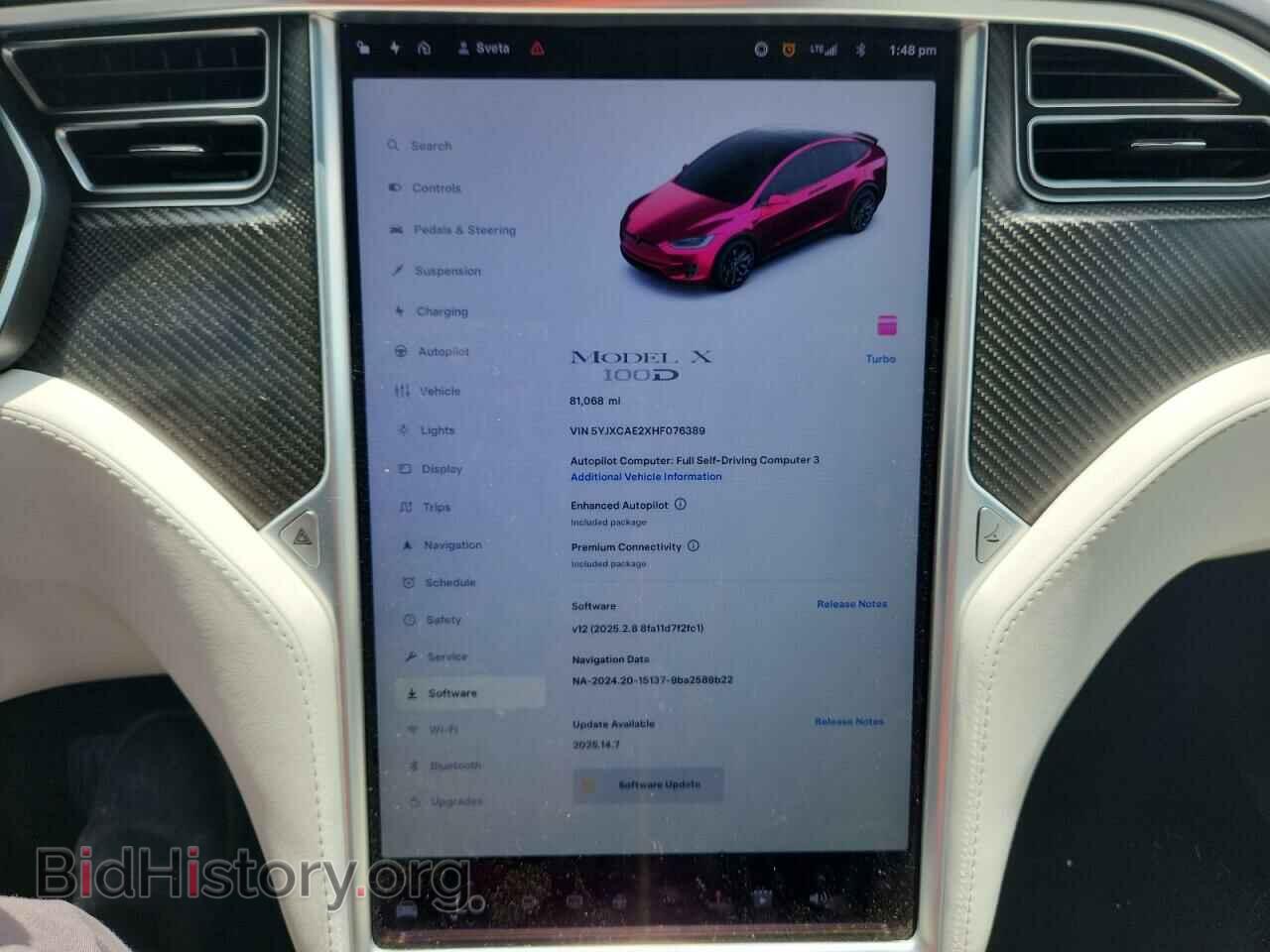 2017 TESLA MODEL X - VIN: 5YJXCAE2XHF076389 - Photo 9