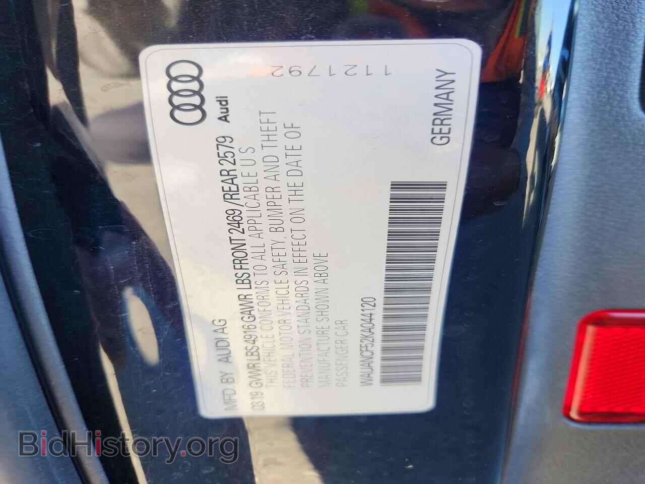 2019 AUDI A5 - VIN: WAUANCF52KA044120 - Photo 12