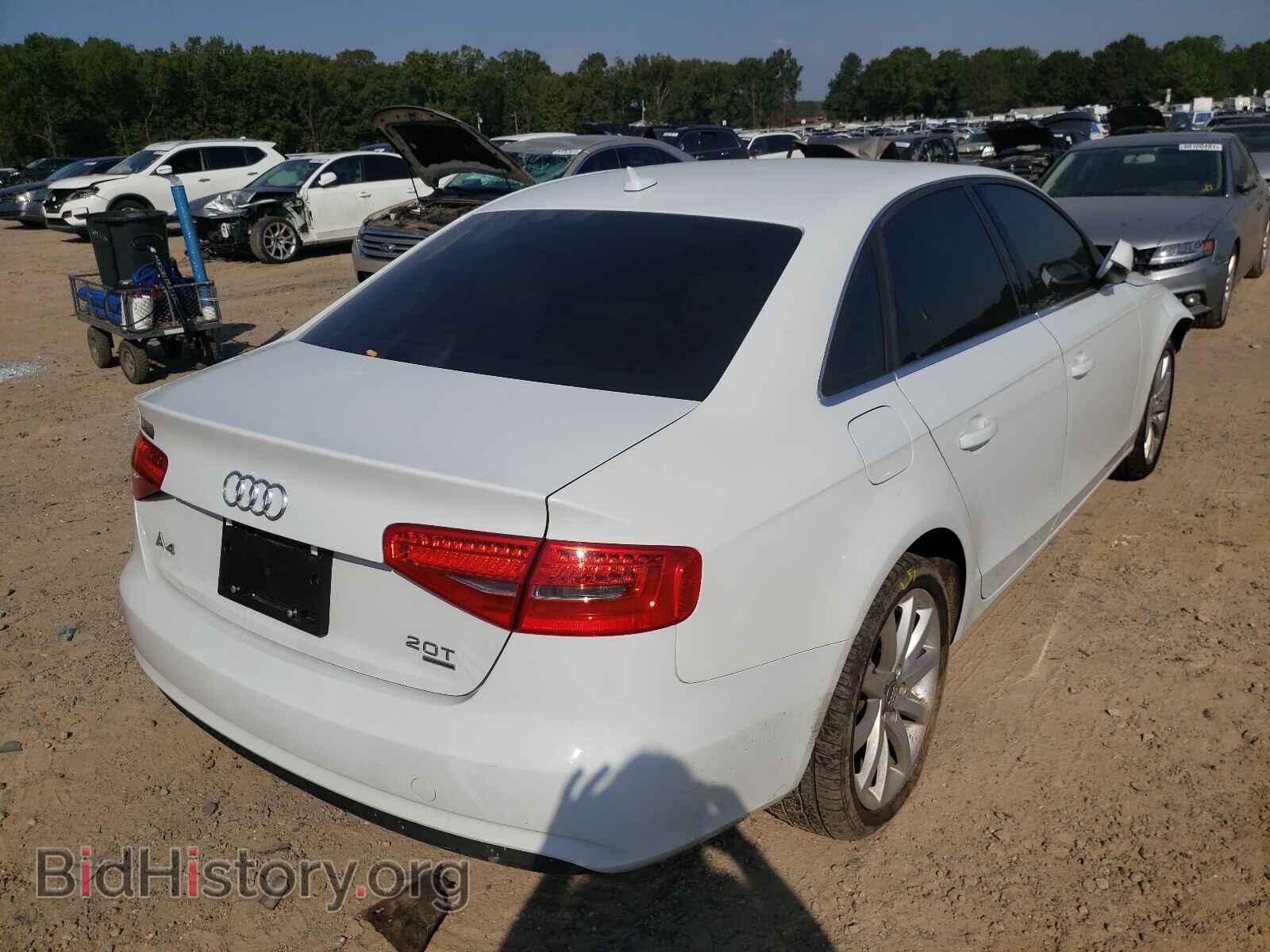 2013 AUDI A4 - VIN: WAUFFAFL1DN050461 - Фото 4