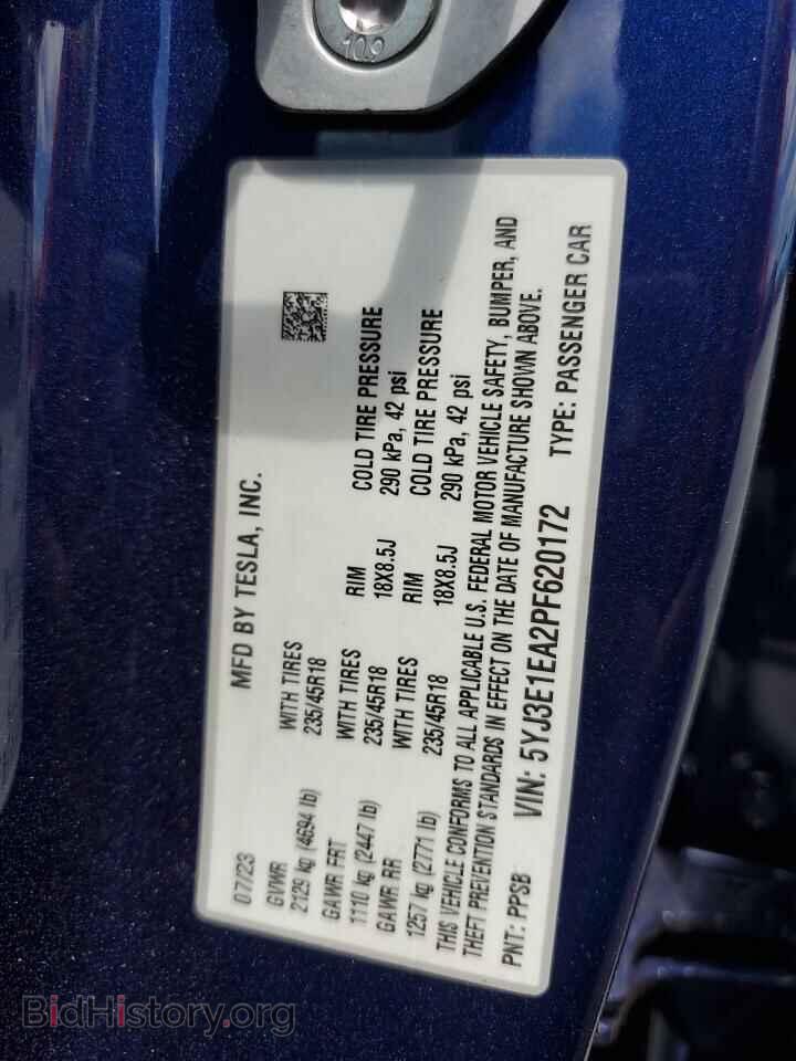 2023 TESLA MODEL 3 - VIN: 5YJ3E1EA2PF620172 - Photo 13