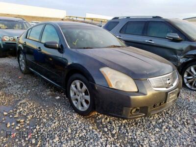 2007 Nissan MAXIMA Maxima SE, gray — VIN 1N4BA41E47C851577, Copart