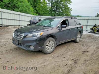 2017 Subaru OUTBACK 2.5I Premium, черный — VIN 4S4BSADC8H3223860, Copart
