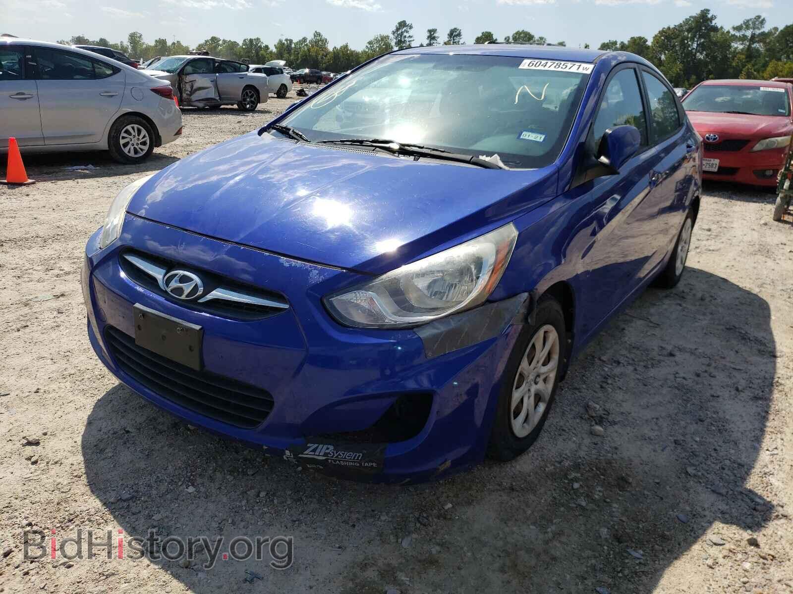 2013 HYUNDAI ACCENT - VIN: KMHCT4AE9DU322913 - Фото 2