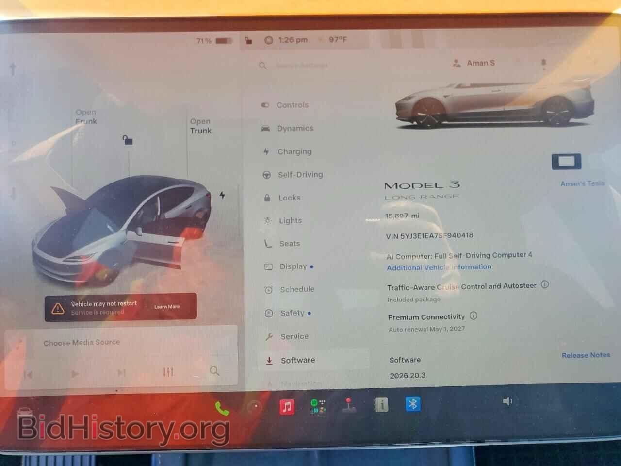 2025 TESLA MODEL 3 - VIN: 5YJ3E1EA7SF940418 - Photo 9