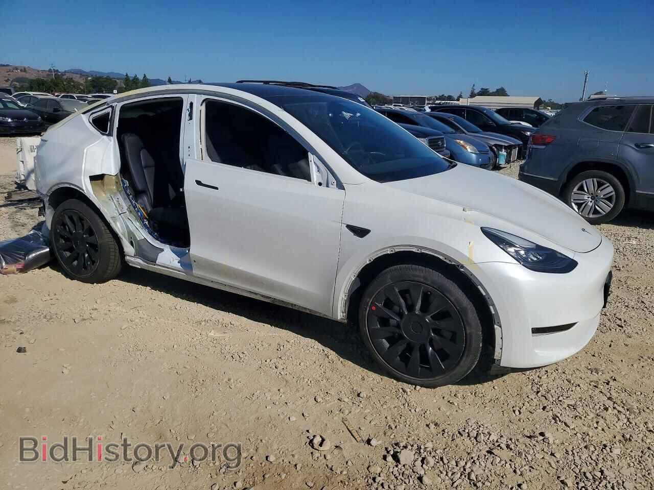2022 TESLA MODEL Y - VIN: 7SAYGDEE3NF511157 - Фото 4
