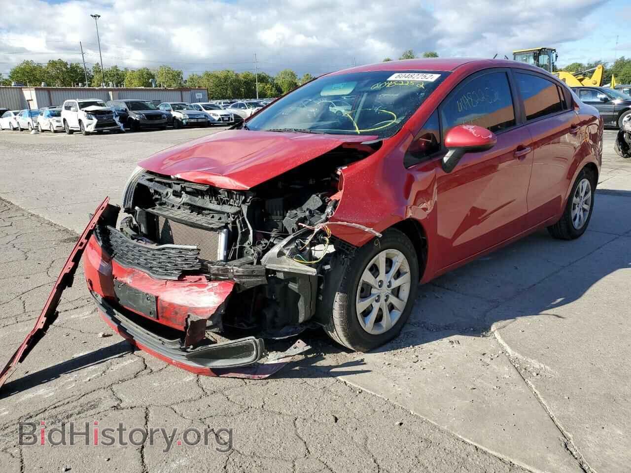 2014 KIA RIO - VIN: KNADM4A3XE6384408 - Фото 2