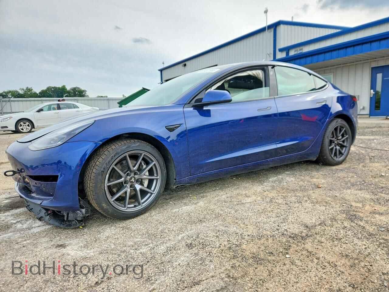 Photo 5YJ3E1EA6MF058076 - TESLA MODEL 3 2021
