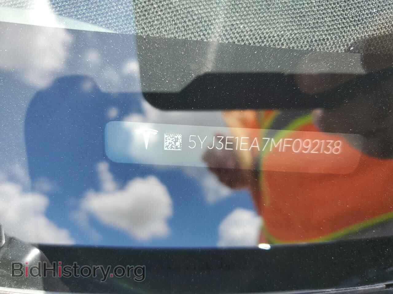 2021 TESLA MODEL 3 - VIN: 5YJ3E1EA7MF092138 - Photo 12