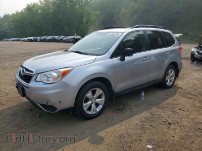2015 Subaru FORESTER 2.5I Premium, серебристый — VIN JF2SJADC8FG550581, Copart