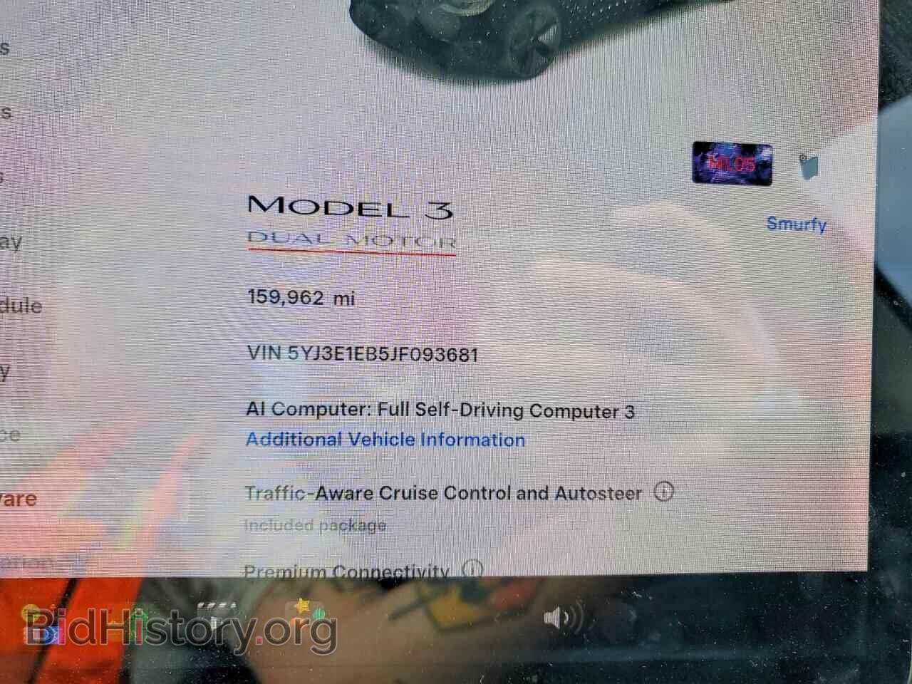 2018 TESLA MODEL 3 - VIN: 5YJ3E1EB5JF093681 - Photo 9
