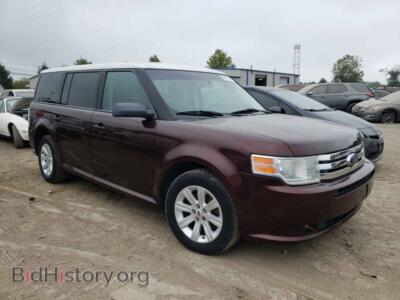 2010 Ford FLEX Flex SE, burgundy — VIN 2FMGK5BC1ABB21886, Copart