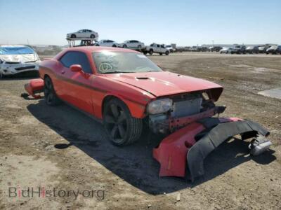 2014 Dodge CHALLENGER, red — VIN 2C3CDYAG4EH313071, Copart