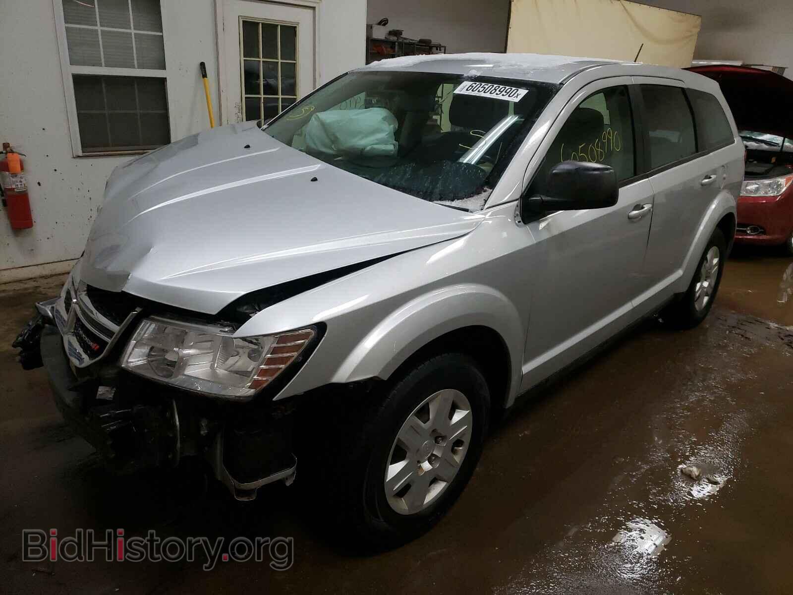 2012 DODGE JOURNEY - VIN: 3C4PDCAB0CT203868 - Фото 2