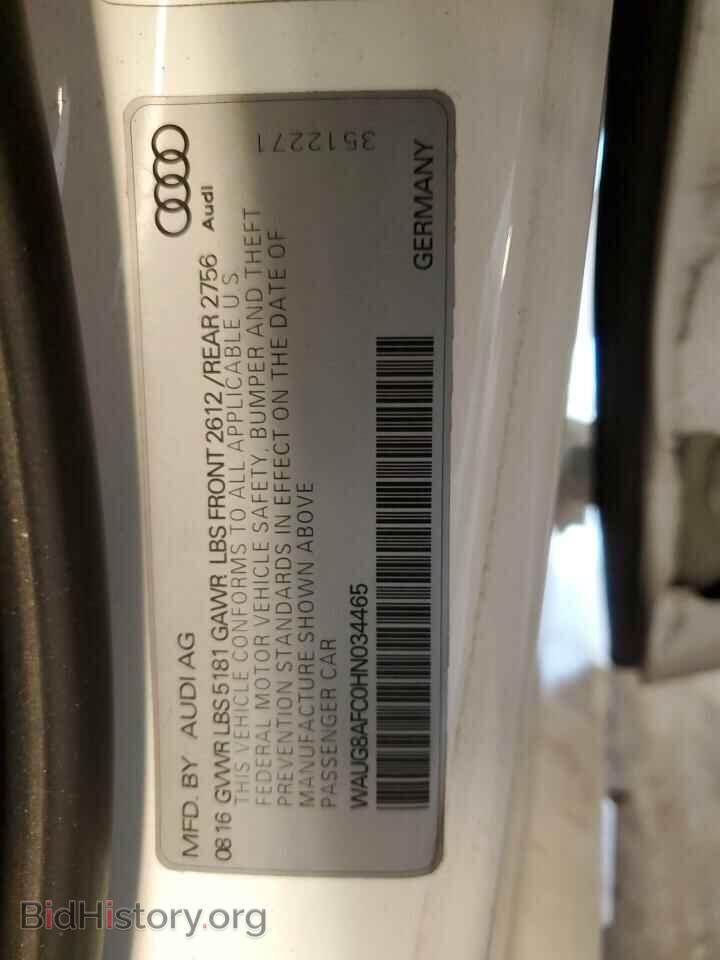 2017 AUDI A6 - VIN: WAUG8AFC0HN034465 - Photo 12