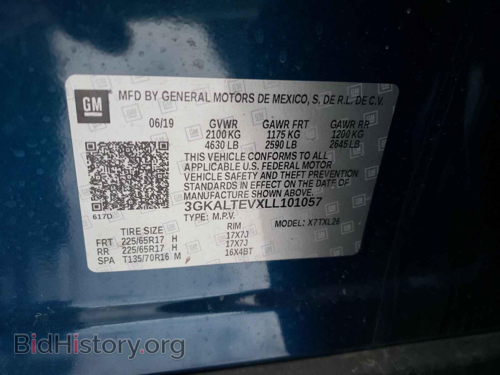 2020 GMC TERRAIN - VIN: 3GKALTEVXLL101057 - Фото 10