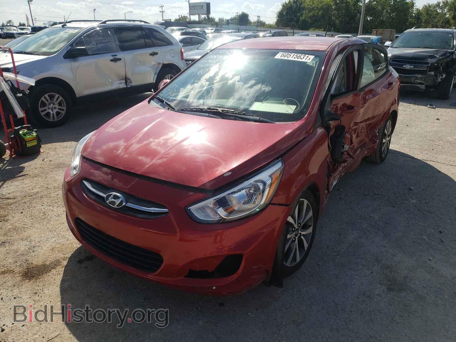 2017 HYUNDAI ACCENT - VIN: KMHCT4AEXHU372256 - Фото 2